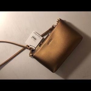 Calvin Klein Gold crossbody bag Brand New